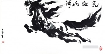 Le Cheval volant à l’encre de Chine Peinture décoratif